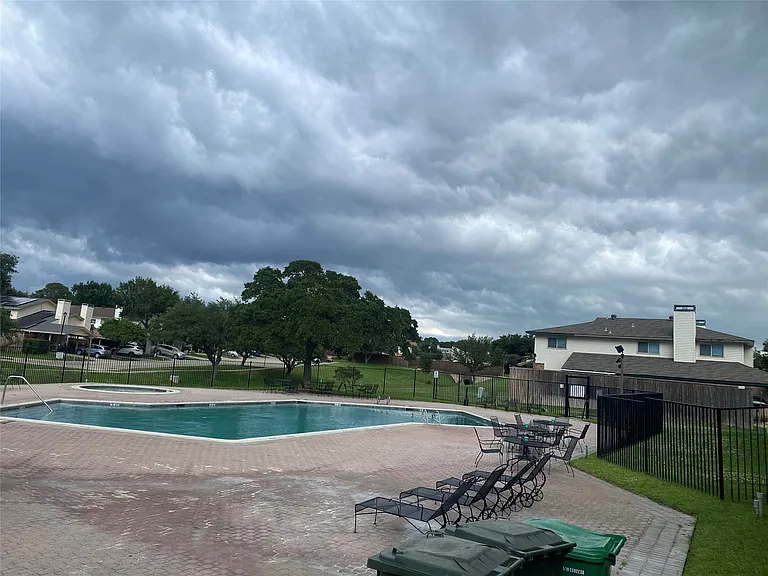 Very nice community pool right next door.