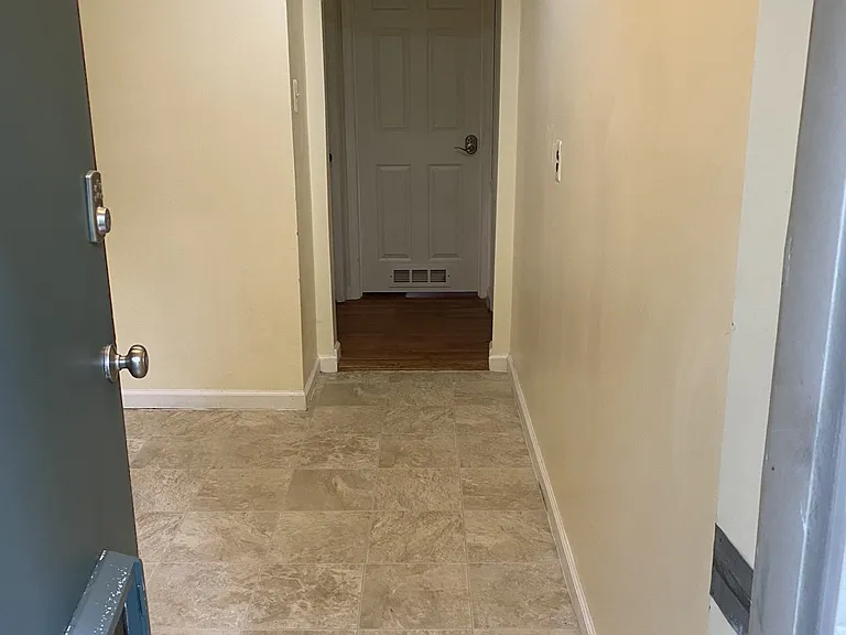 Entryway to the kitchenette...