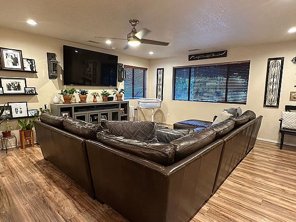 Living room with big windows