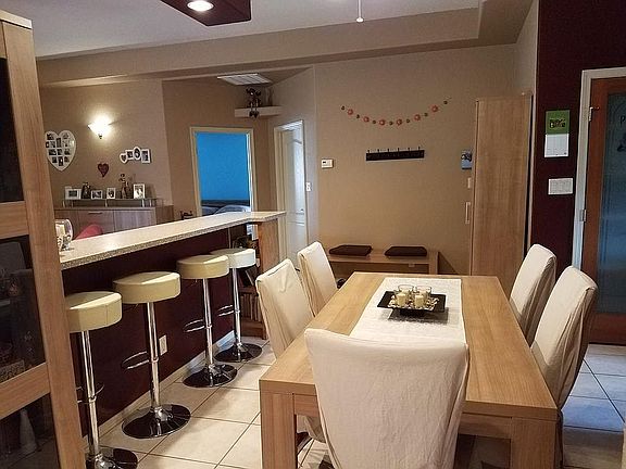 Eat at the Dining Area Bar