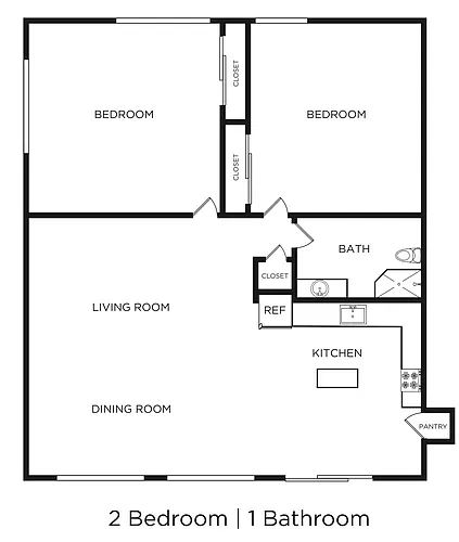 Floor plan 2x1 NS