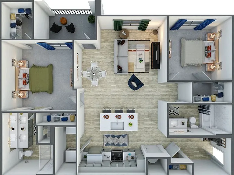 B2 - Two Bedroom B2 - Two Bedroom