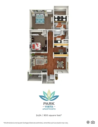 Floor plan 2x2A