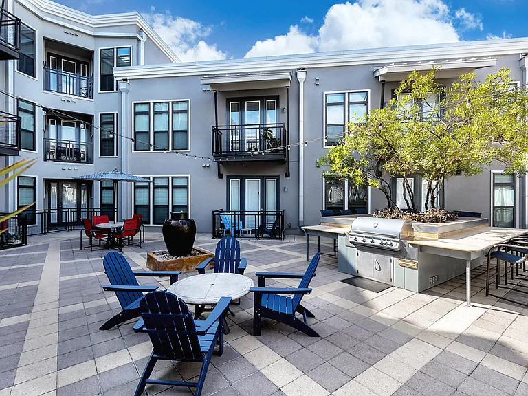 5th Street Commons Courtyard with Grill Station
