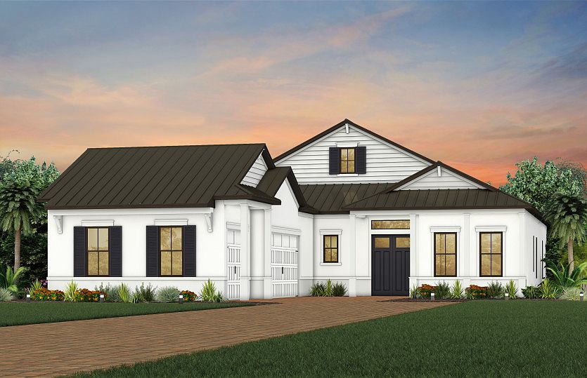 Exterior CA301 with metal roof - Coastal Extra White