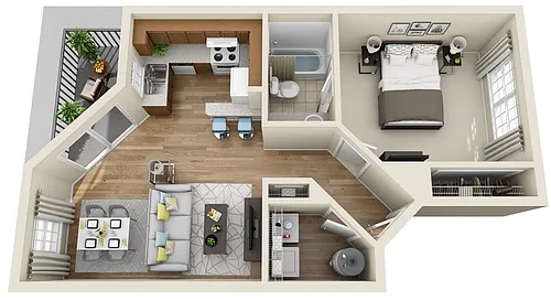 Floor plan Amelia Platinum