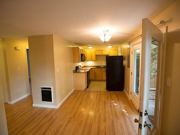 kitchen and dining area
