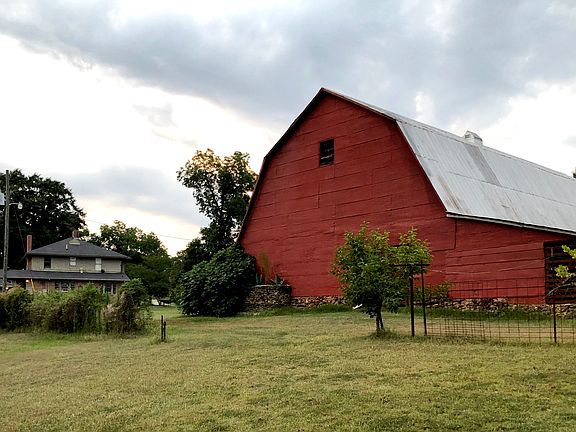 Back of barn and home 
