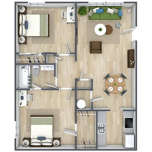 Floor plan Model B