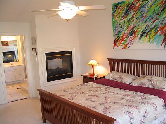 Master Bedroom Suite w/ Gas Fireplace