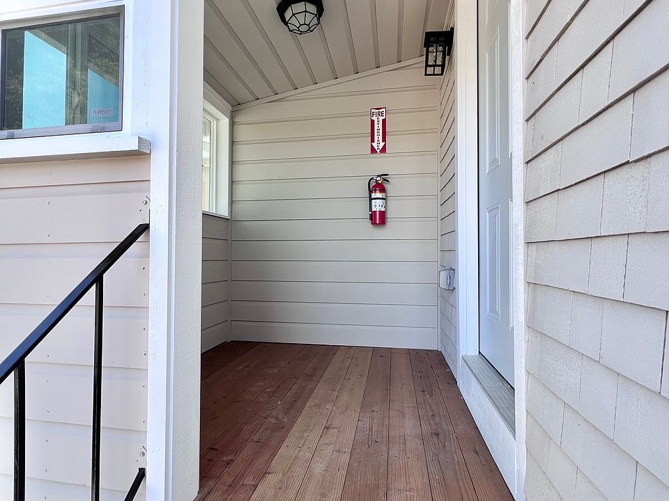 Second story deck entrance.