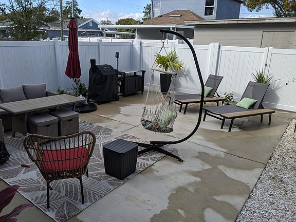 Backyard - With 2 Large Double Gates. Can be opened to park with access from ally