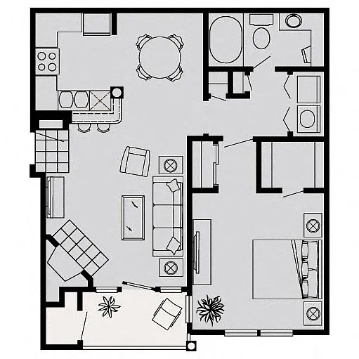 Floor plan B