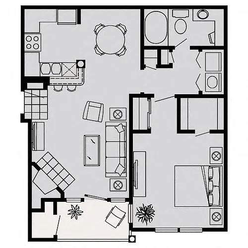 Floor plan B
