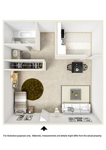 Floor plan Studio