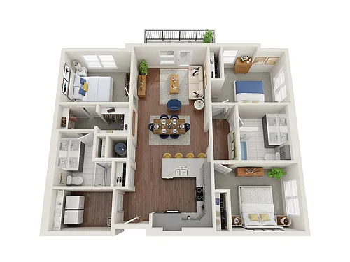 Floor plan Milkweed