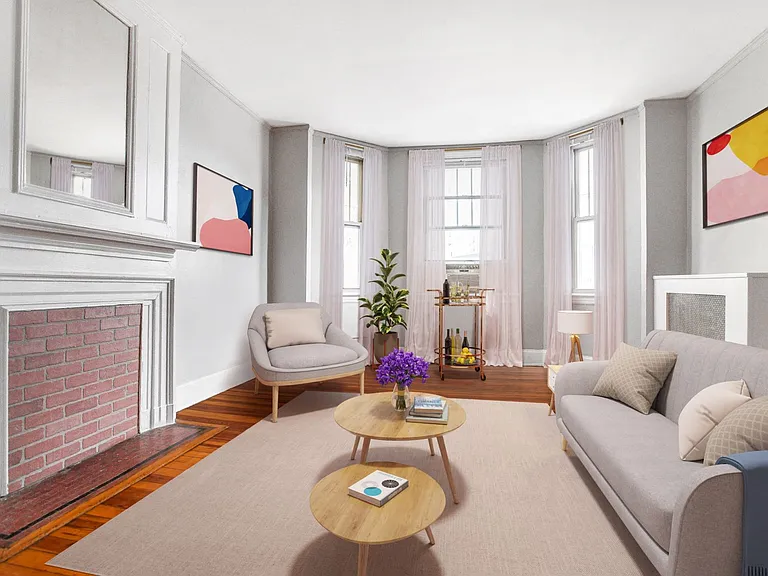Living area (virtually staged)