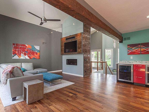 Main living area and coffee bar