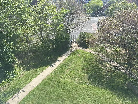 Rear yard with off-street parking