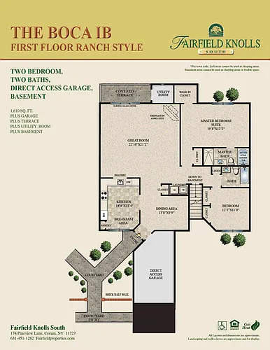 Floor plan The Boca IB