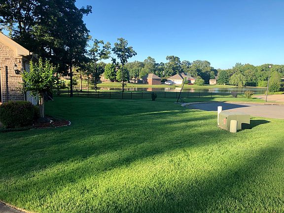 Side yard perfect for games.