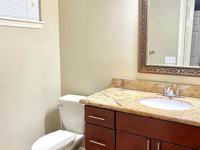 Downstairs half bath