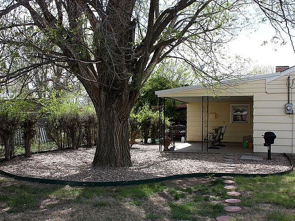 Patio on back of house