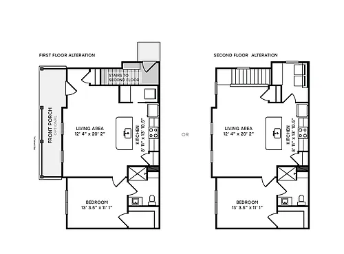 Floor plan Bentley Flat V1 Premium mdla10a_F