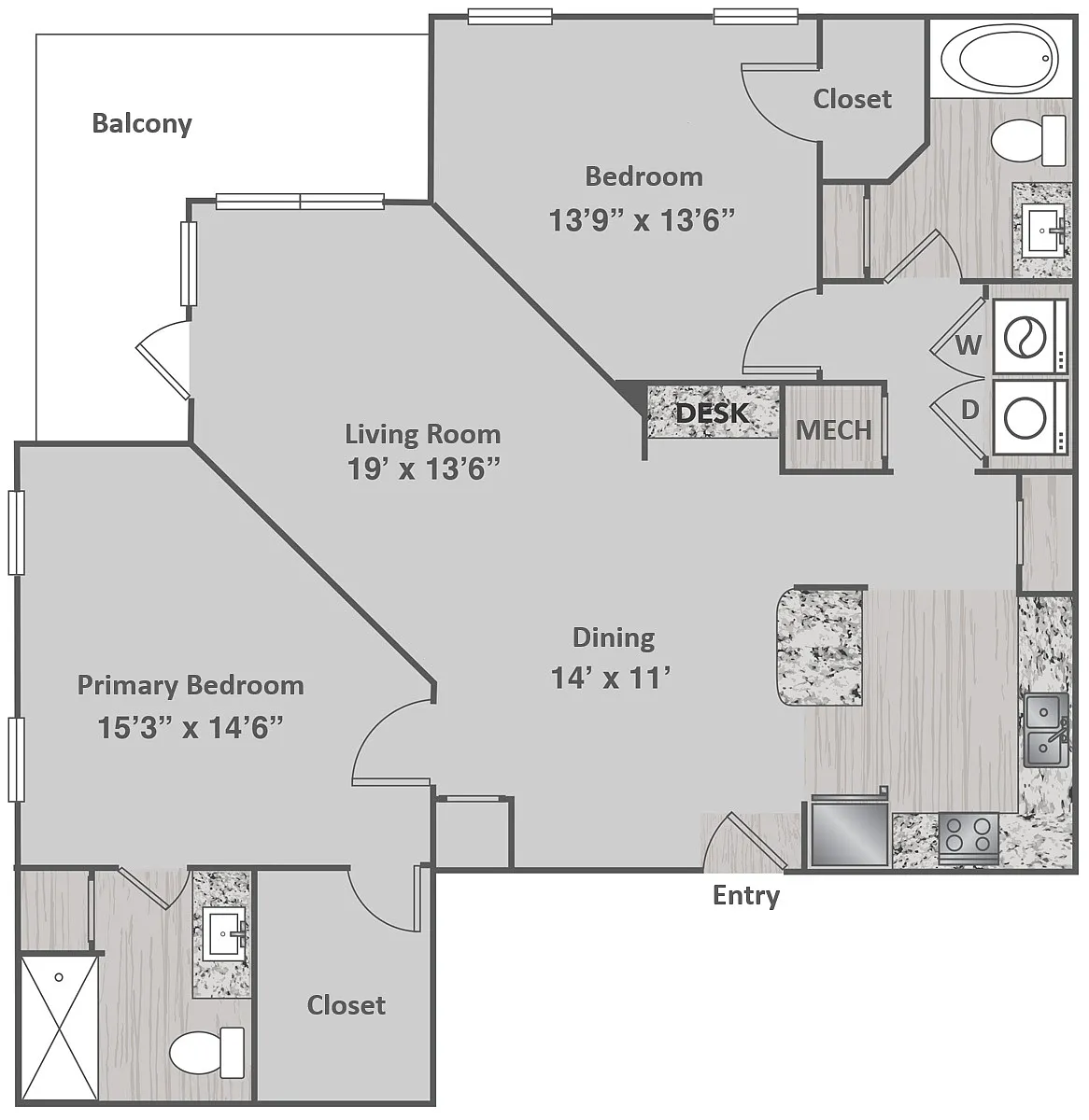 Floor plan B3
