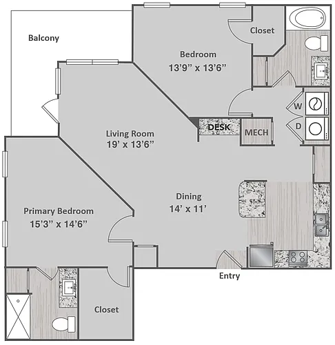Floor plan B3