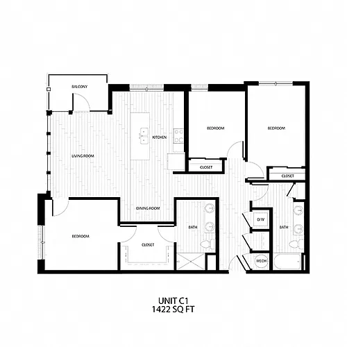 Floor plan Cousteau