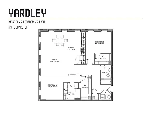 Floor plan Monroe