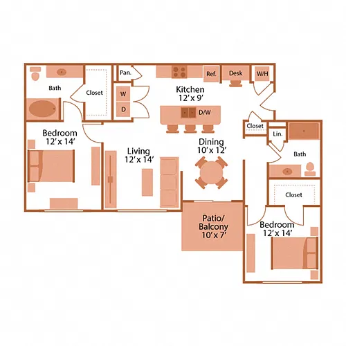 Floor plan Copper (C1)