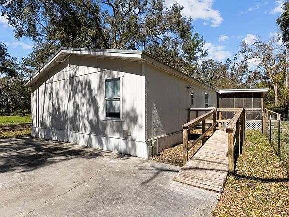 Back door and enclosed patio