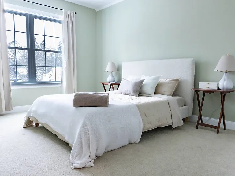 Upstairs Bedroom #1 Shown with a Queen Mattress