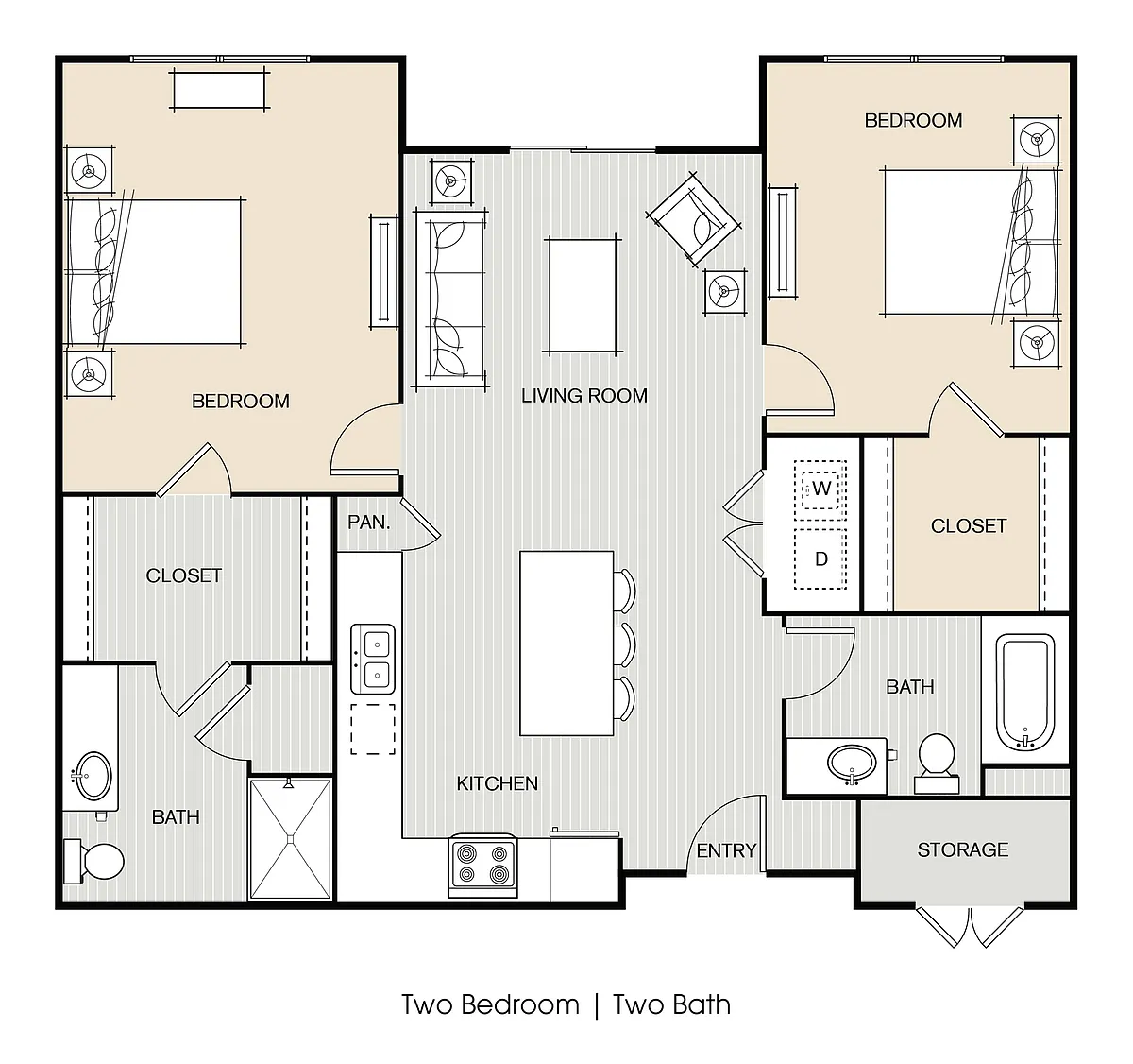 Floor plan 2X2