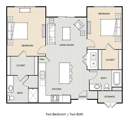 Floor plan 2X2