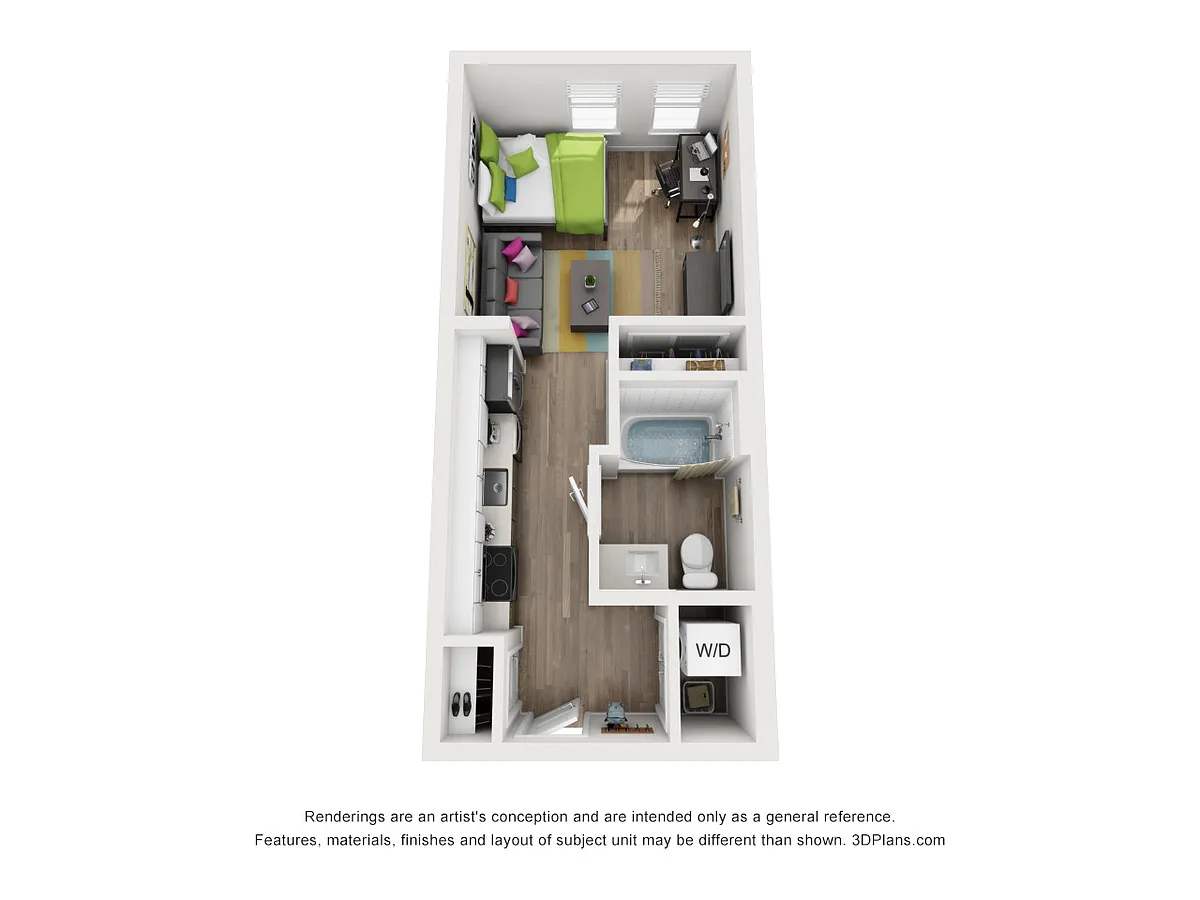 Floor plan Studio