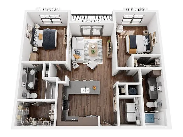 Floor plan B1
