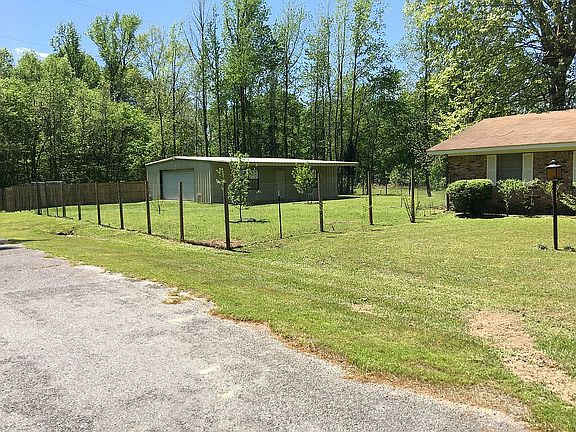 Fenced yard