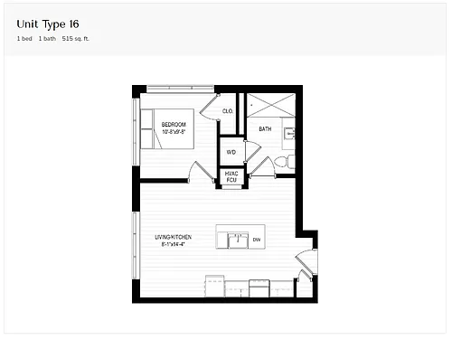 Floor plan Unit Type 16
