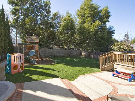 Uncommonly large, all usable yard facing west.