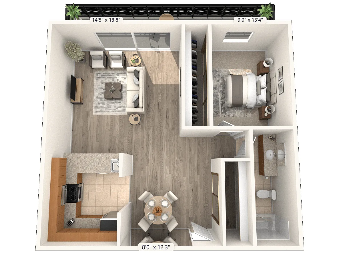 Floor plan Furnished