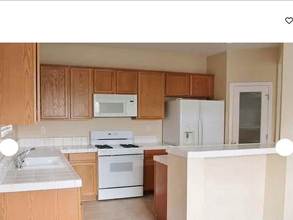 Kitchen with pantry.