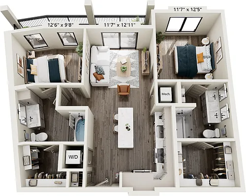 Floor plan B4