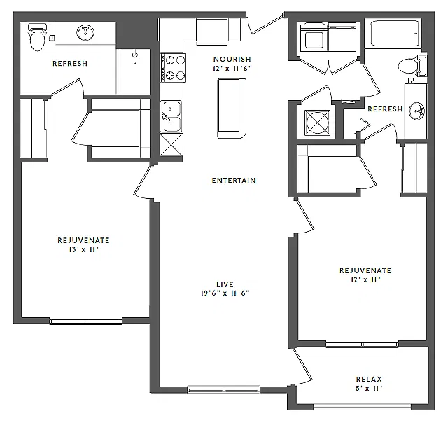 Floor plan B1