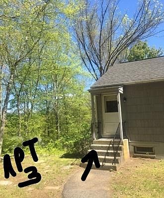 Apartment 3 entrance. The other 2 apartments are rented to UCONN students