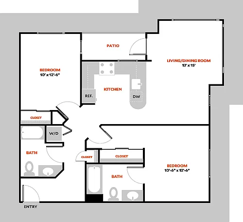 Floor plan Plan 2B