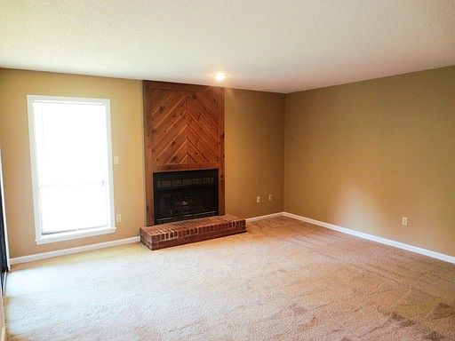 Wood Accent Fireplace