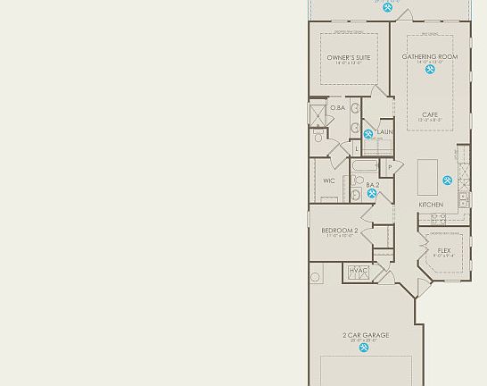 Contour Floor Plan, Quick Move-in Home, Floor 1